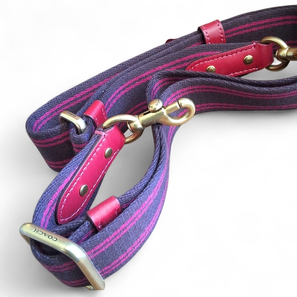 Coach Rogue 25 Tote Heart Print Signature Canvas Red Leather Trim - Picture 12 of 14